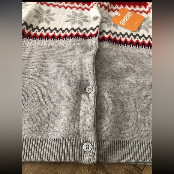 Girls  Kids Button Front Cardigan Sweater Size 5  Cotton 100% Gymboree - Picture 5 of 6